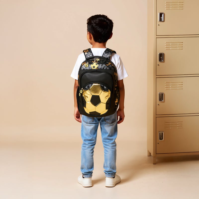 LIFESTYLE Soccer Print Backpack for Kids - Image 3